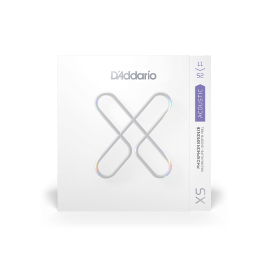 D'Addario XS Phosphor Bronze 11-52 - Acoustic Guitar Strings available at Foulds Guitars Derby