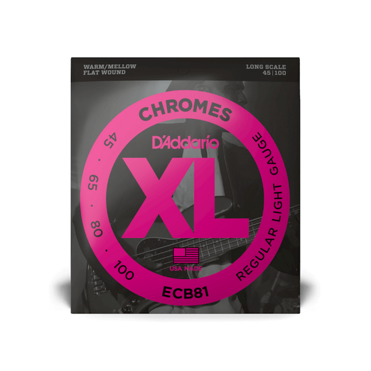 D'Addario XL Chromes Bass Strings - Bass Strings available at Foulds Guitars Derby