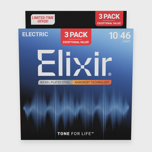 Elixir 10-46 Nanoweb 3 Pack