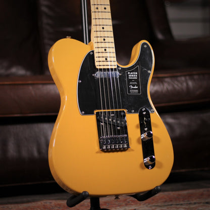 Fender Player Telecaster MN Butterscotch Blonde angled