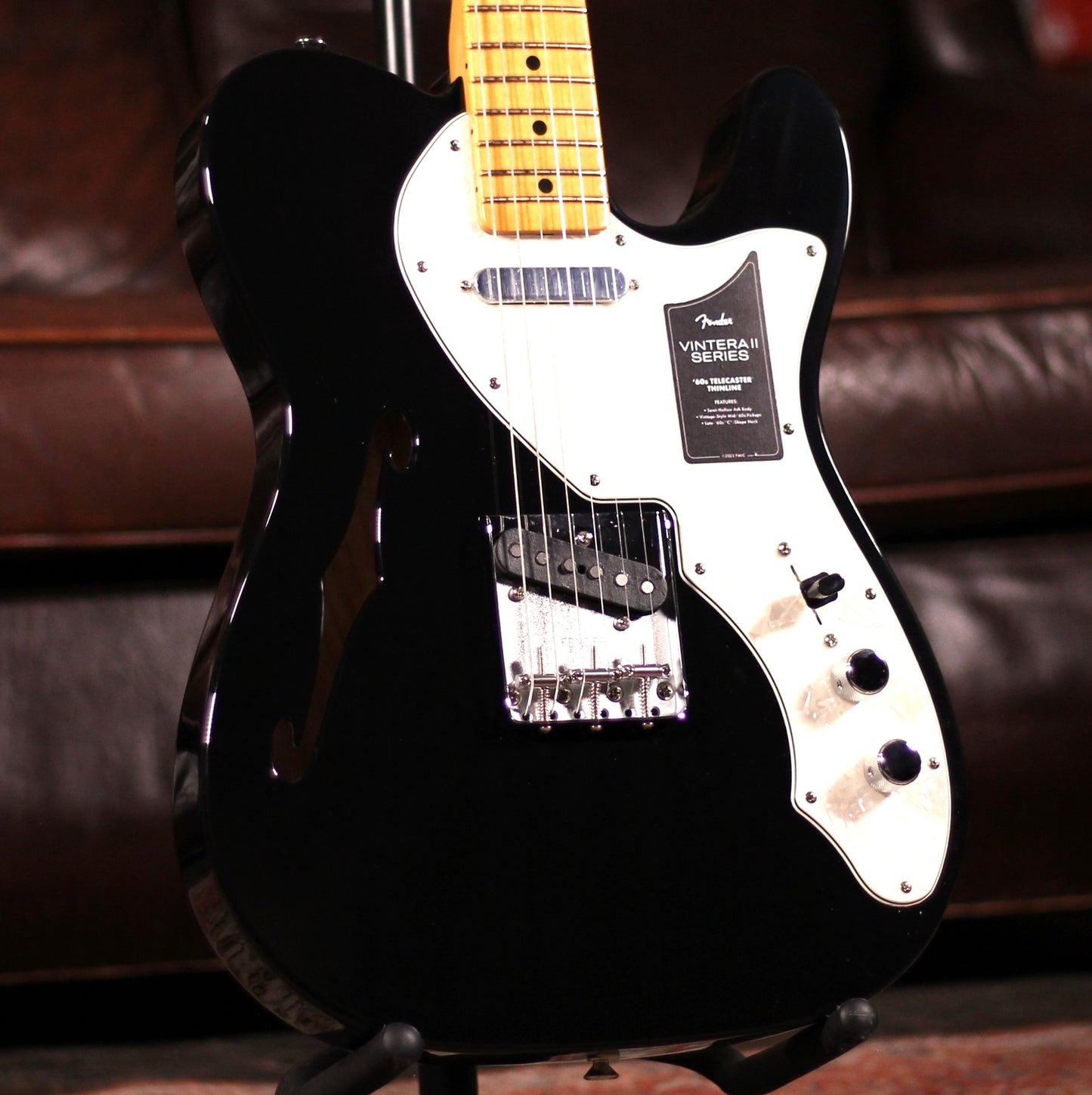 Fender Vintera II '60s Telecaster Thinline Black