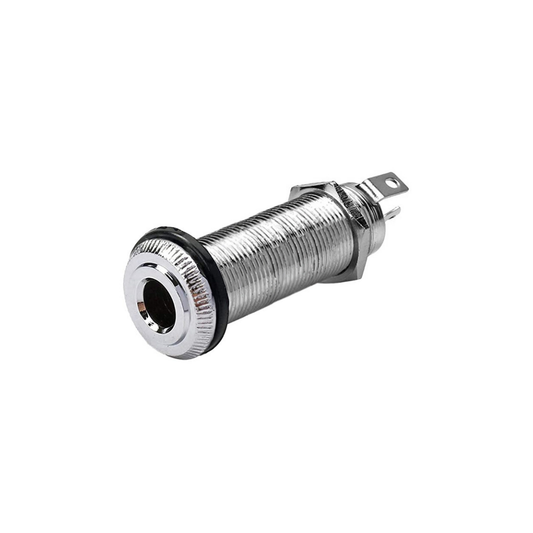 GM Parts Barrel Jack Socket Stereo Chrome