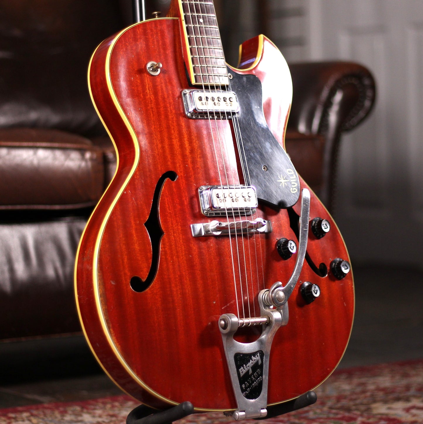 Vintage - 1963 Guild Starfire II Cherry Red