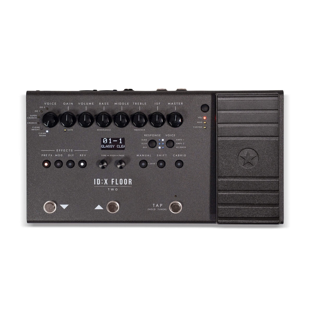 ID:X FLOOR Two Multi-fx Unit with Expression Pedal