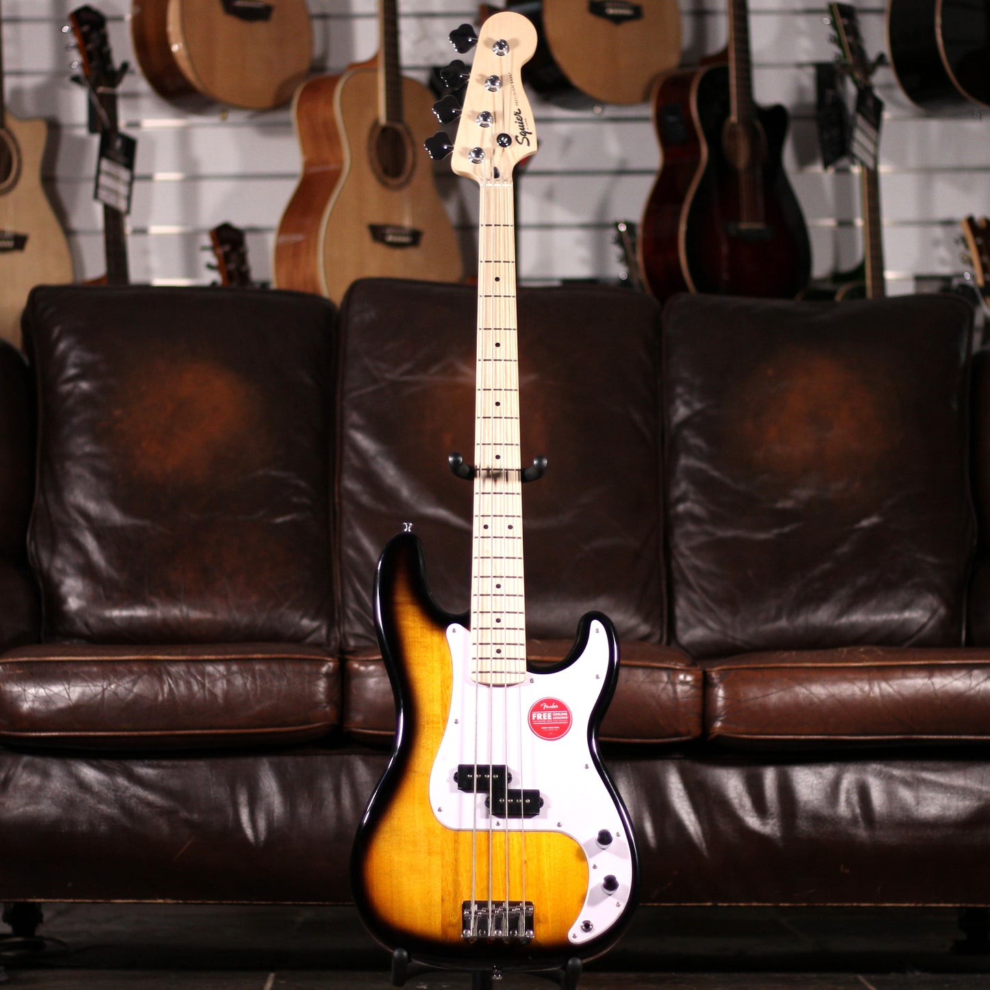 Squier Sonic P Bass 2 Tone Sunburst
