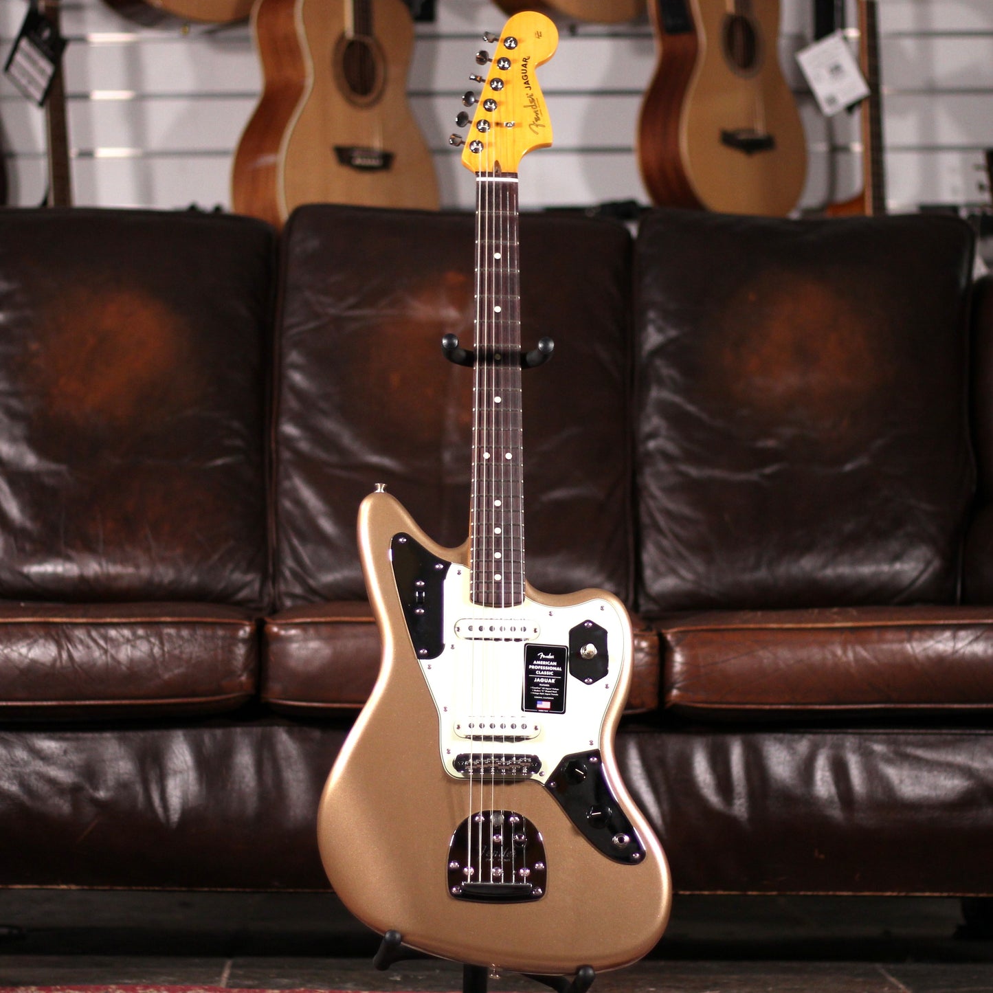 Fender American Pro Classic Jaguar - Firemist Gold