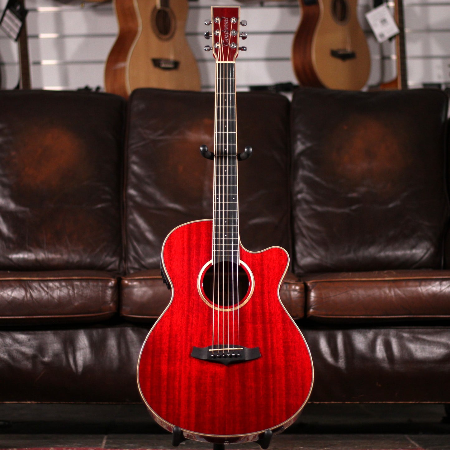 Tanglewood TW4 CER Transparent Red Gloss