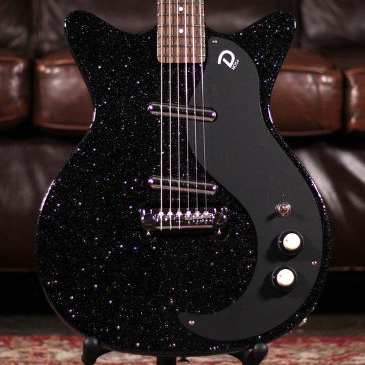 Danelectro Blackout 59 Guitar - Black Metalflake