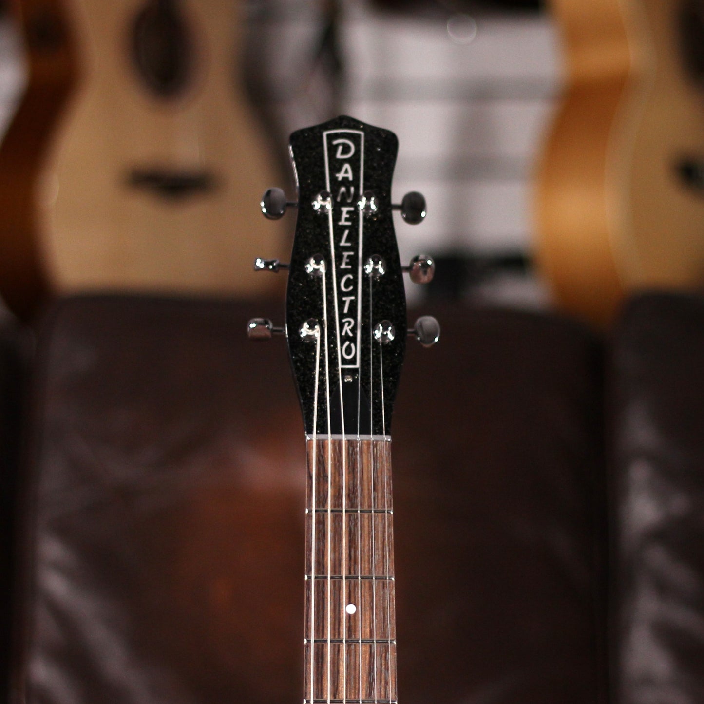 Danelectro Blackout 59 Guitar - Black Metalflake