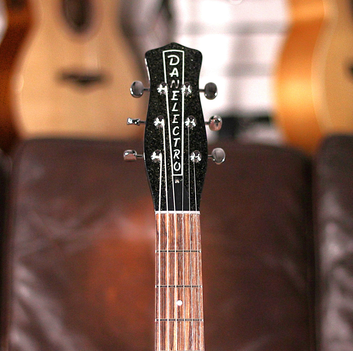 Danelectro Blackout 59 Guitar - Black Metalflake