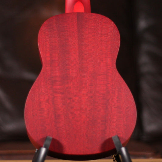 Laka Sapele Series Soprano Ukulele - Red