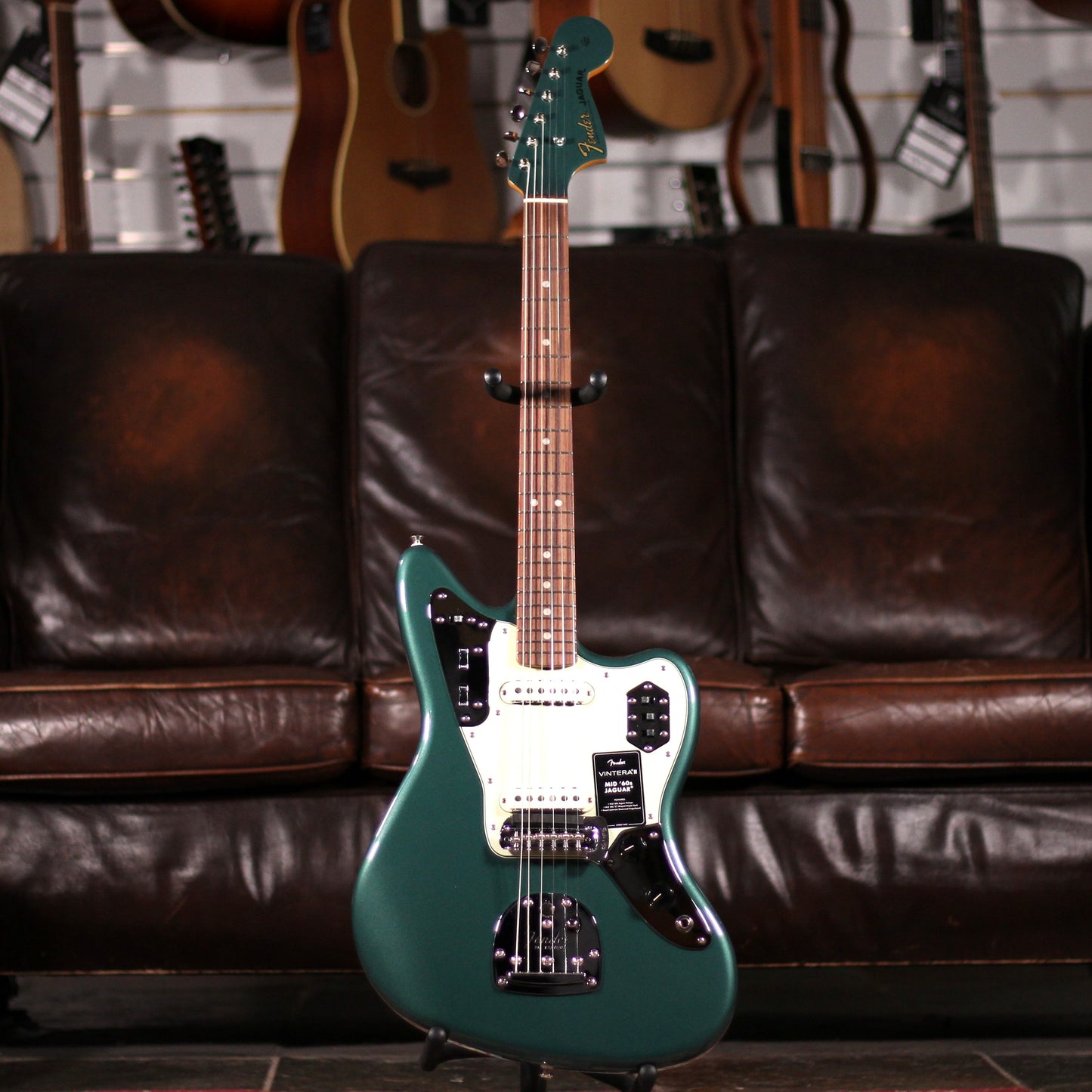 Fender Vintera III Mid 60s Jaguar Sherwood Green Metallic