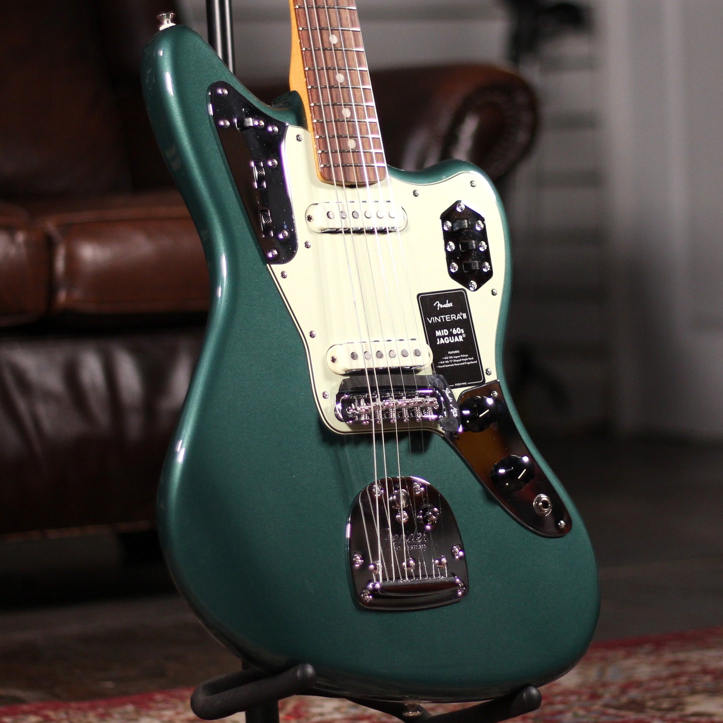 Fender Vintera III Mid 60s Jaguar Sherwood Green Metallic