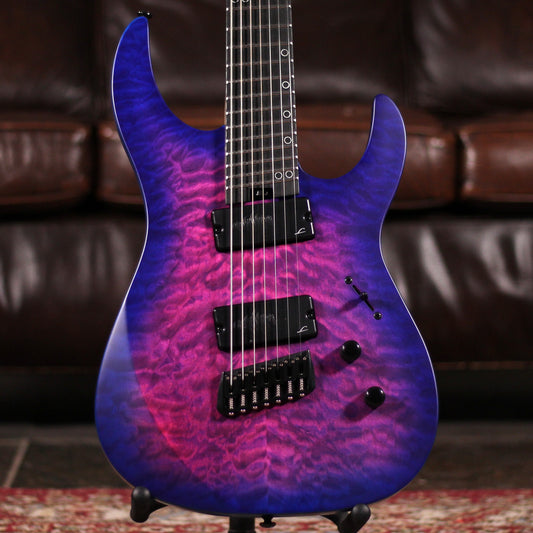 Legator Ninja Super Shred 7 String Multiscale - Hyper Nova Blue