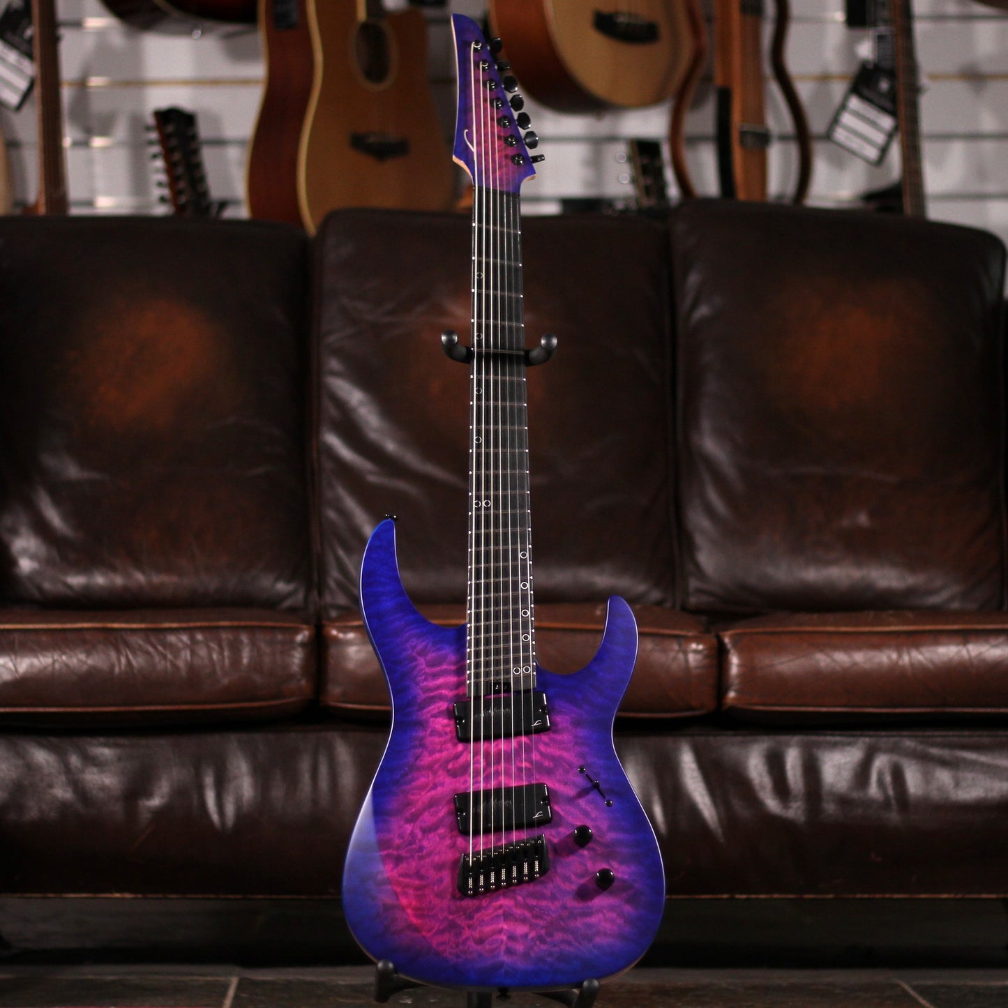 Legator Ninja Super Shred 7 String Multiscale - Hyper Nova Blue