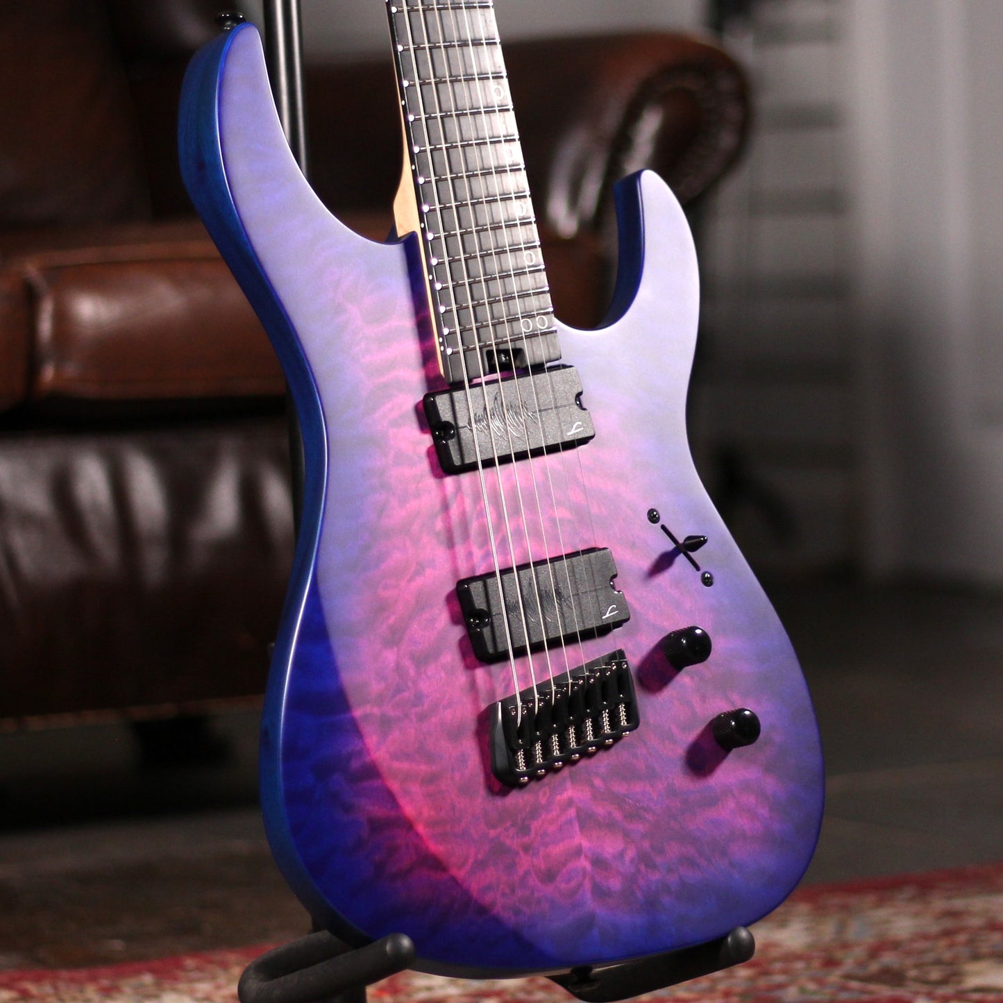 Legator Ninja Super Shred 7 String Multiscale - Hyper Nova Blue