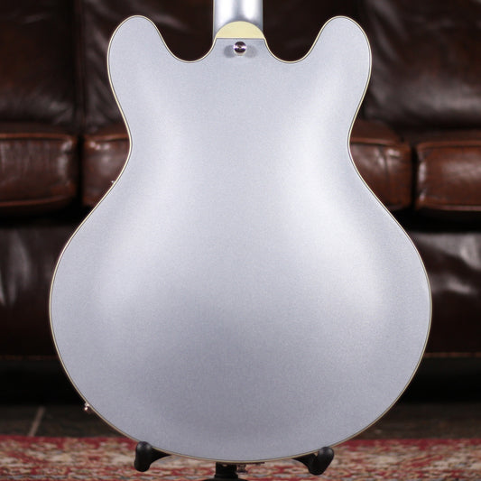 Eastman, 16" Hollow Thinline, Tonerider P90, Trapeze, Iced Blue