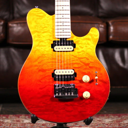 Sterling Sub Axis Quilted Maple Spectrum Red