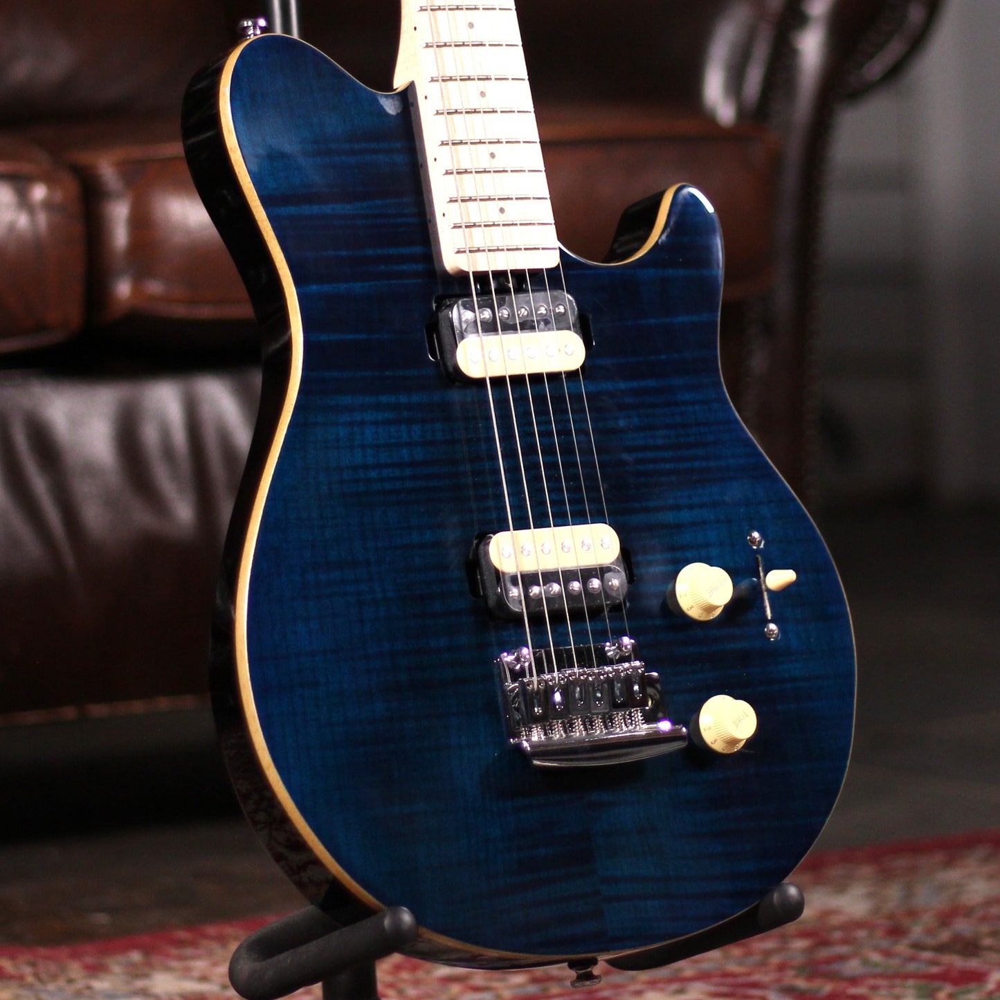 Sterling Sub Axis Flame Maple Neptune Blue