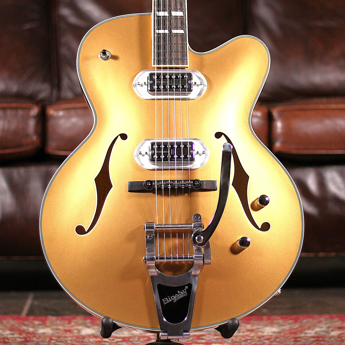 Eastman T58-GD Gold Archtop Tonerider Bigsby
