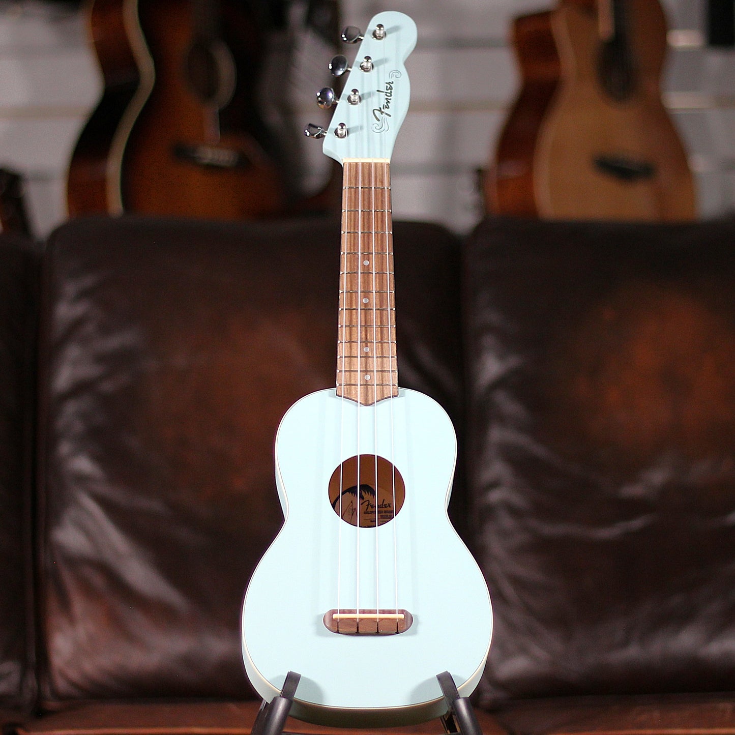 Fender Venice Soprano Ukulele - Daphne Blue