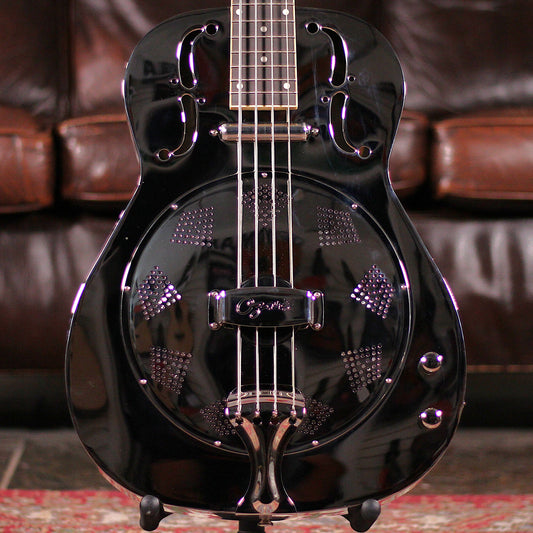 Ozark Resonator Bass Nickel Plate with Pickup