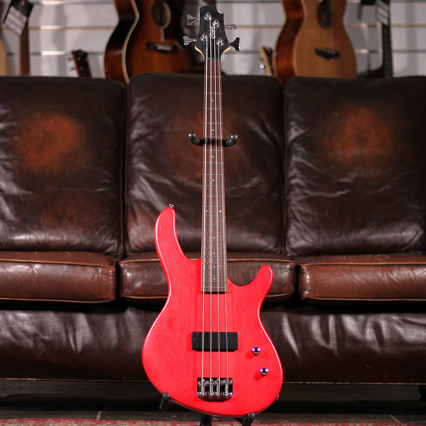 Cort Action Bass Junior Short Scale Black Cherry