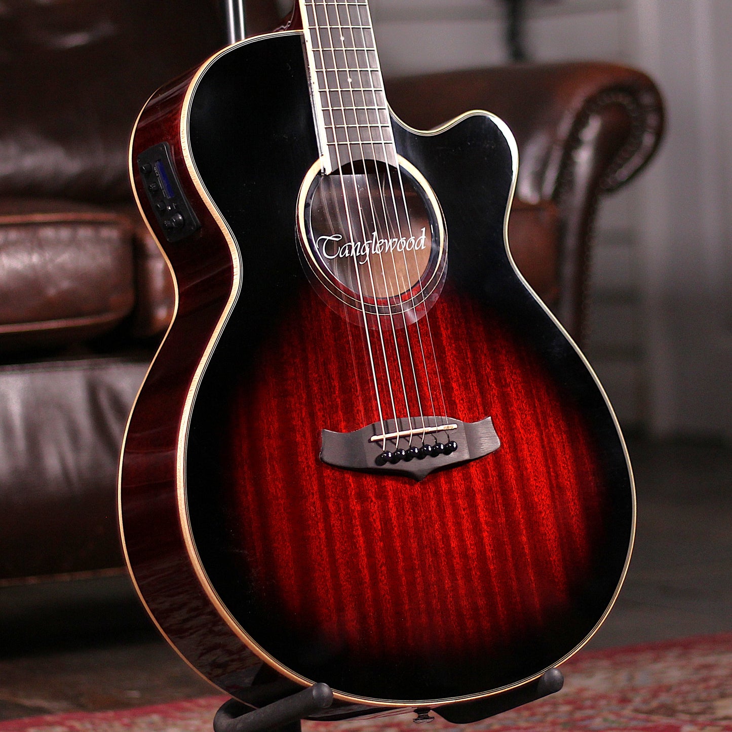 Tanglewood Winterleaf Thinline Super Folk