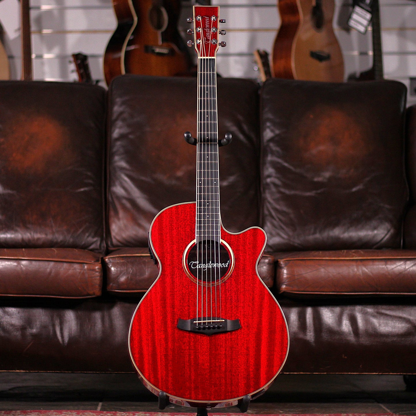 Tanglewood TW4 CER Transparent Red Gloss