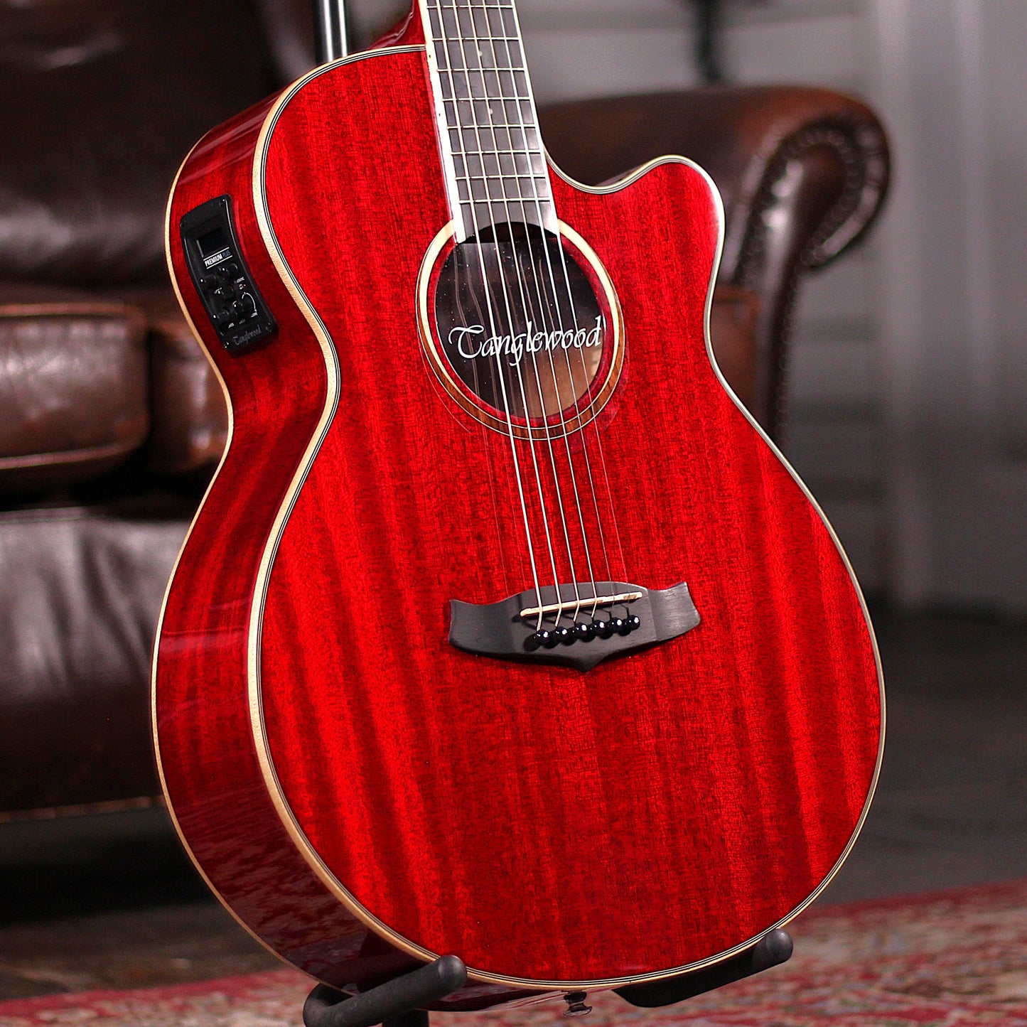 Tanglewood TW4 CER Transparent Red Gloss