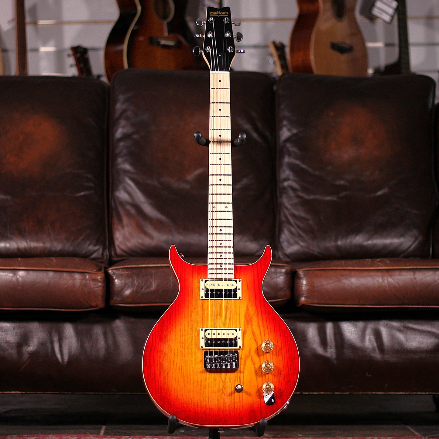 Washburn Raven Electric Guitar Cherry Burst