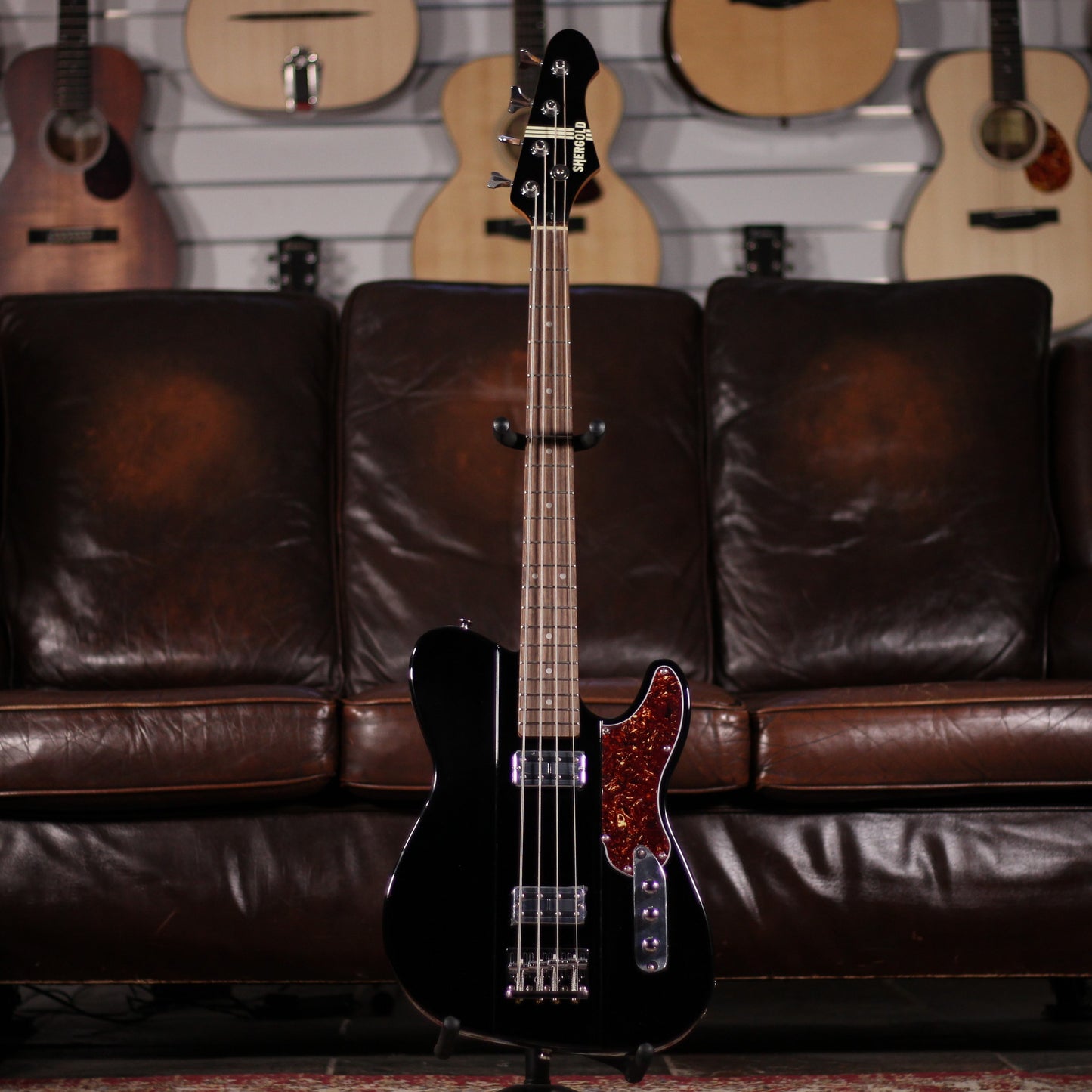 Shergold Telstar Standard Bass Black