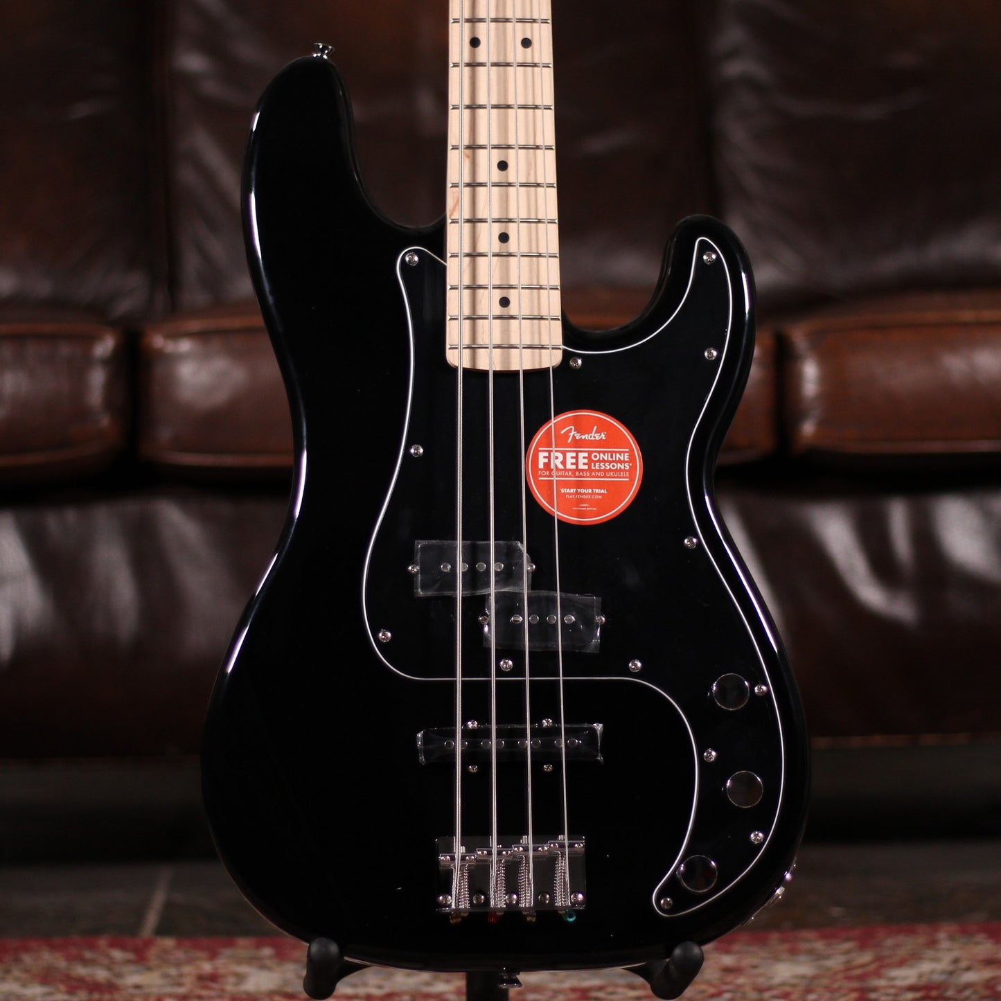 Squier Affinity P-Bass Black - Electric Bass available at Foulds Guitars Derby