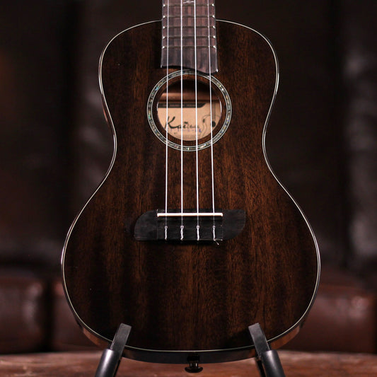 Kai KC-100 Concert Ukulele - Black - Ukuleles available at Foulds Guitars Derby