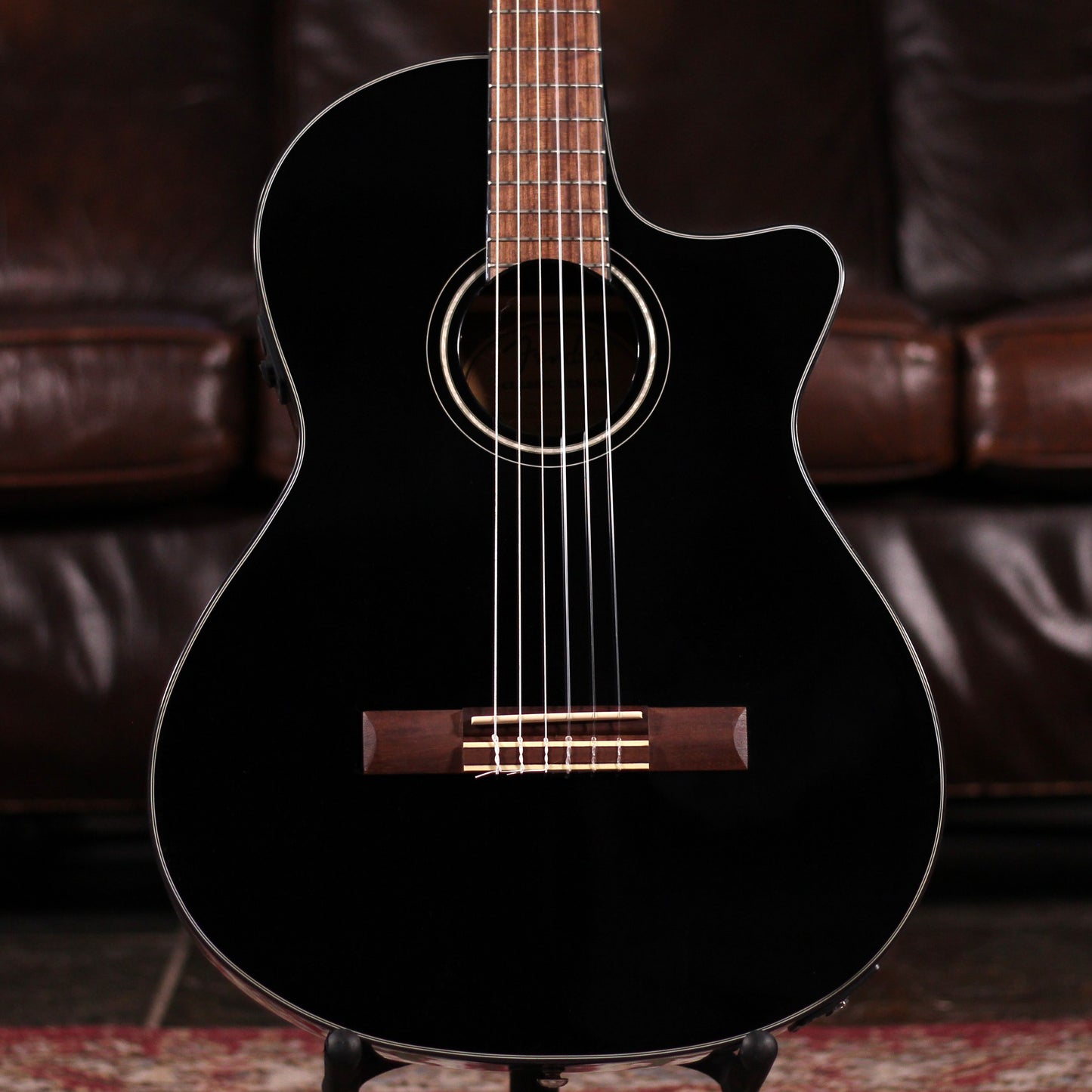 Fender CN-140SCE Nylon - Black