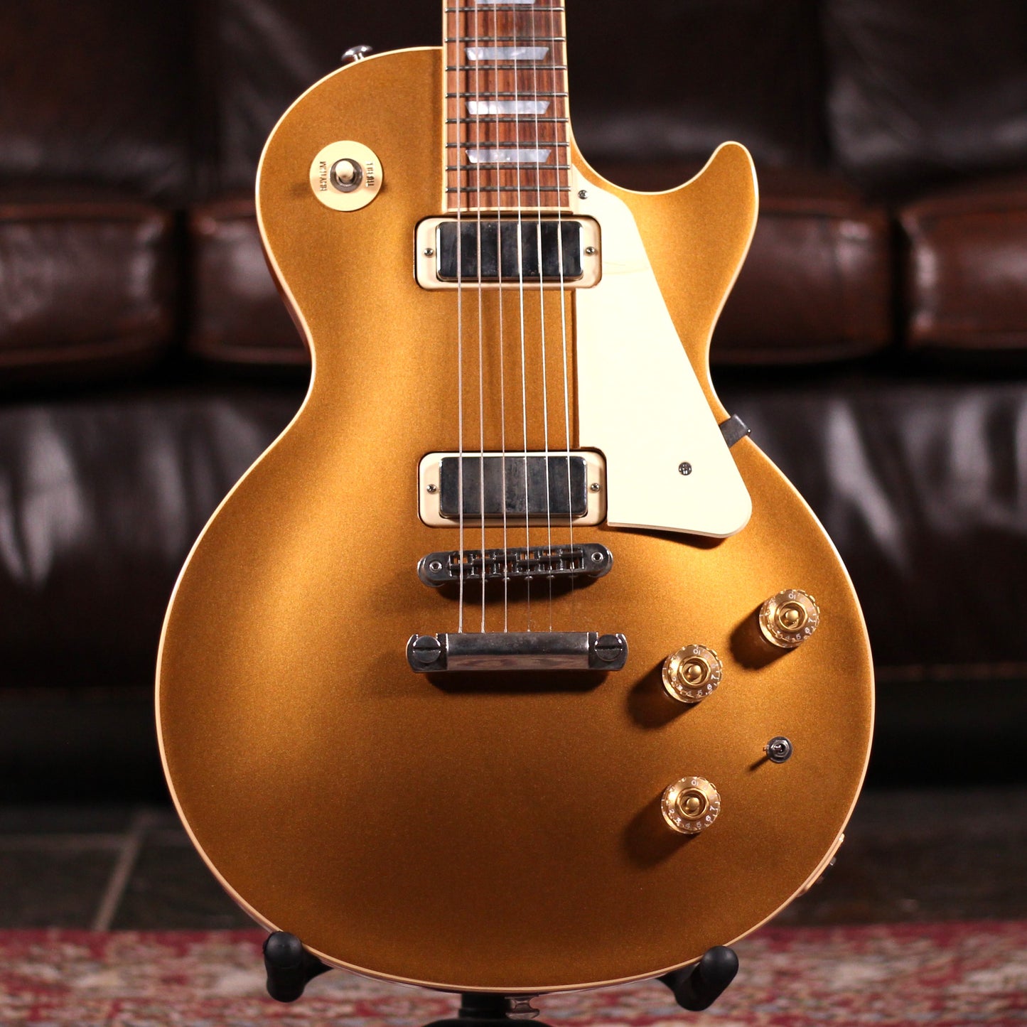 USED - 2015 Gibson Les Paul Deluxe - Gold Top