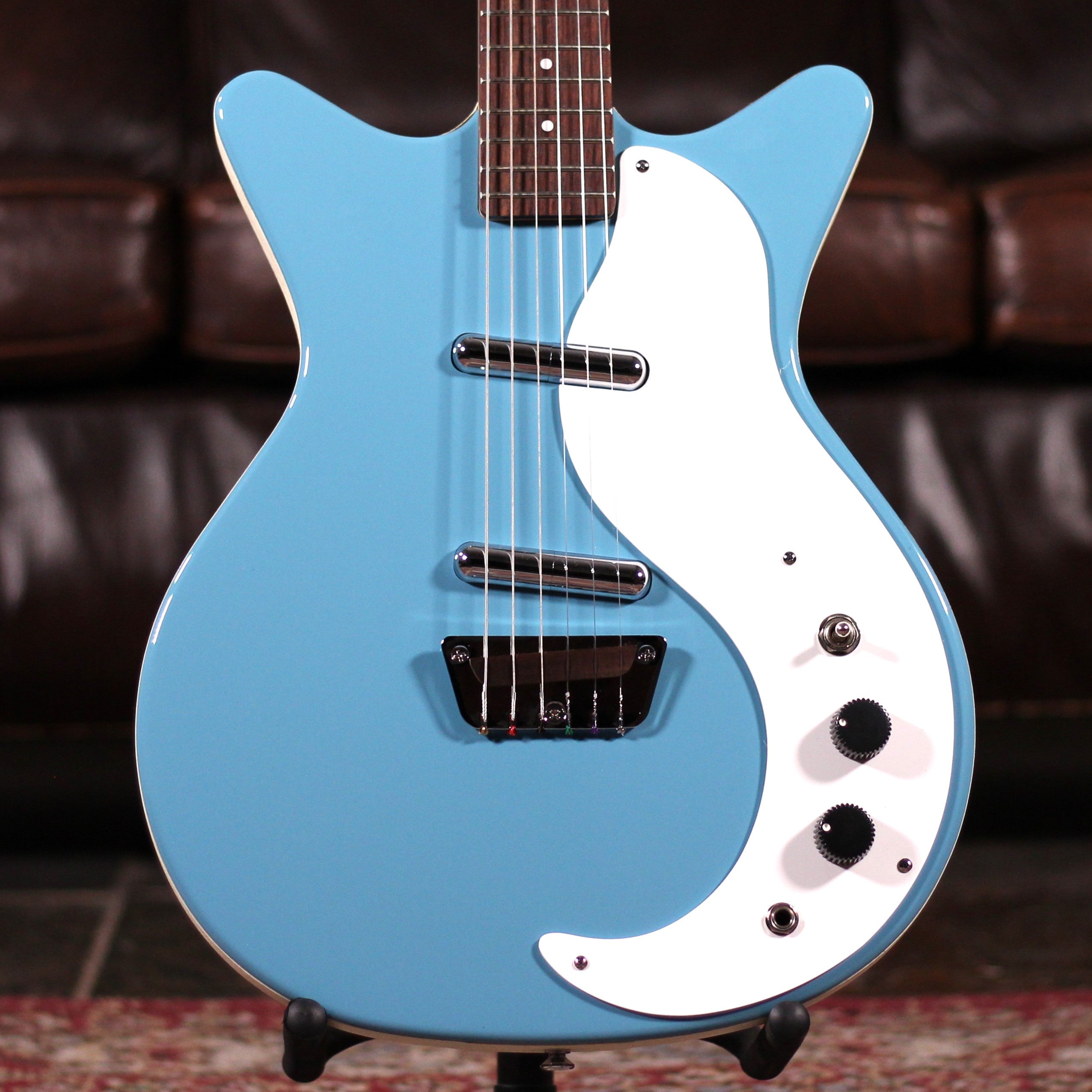 Danelectro Stock 59 - Aquamarine – Foulds Guitars