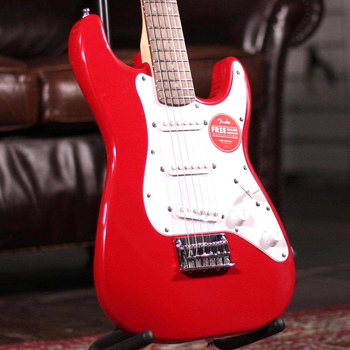 Squier Mini Strat Dakota Red