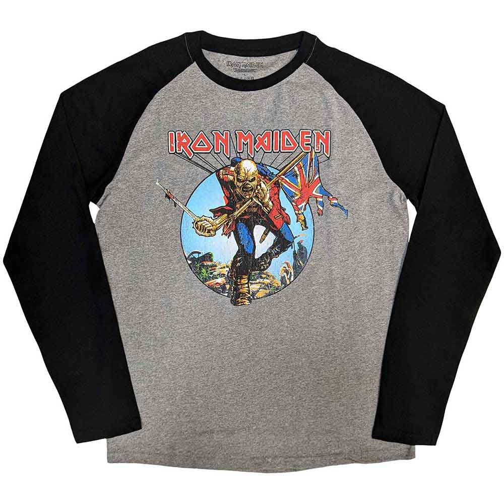 Iron Maiden Trooper Long Sleeve T - T Shirts available at Foulds Guitars Derby