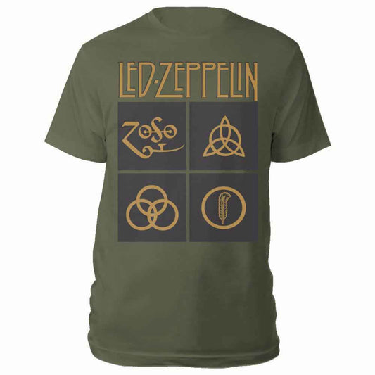 Led Zeppelin Symbol Square T-Shirt