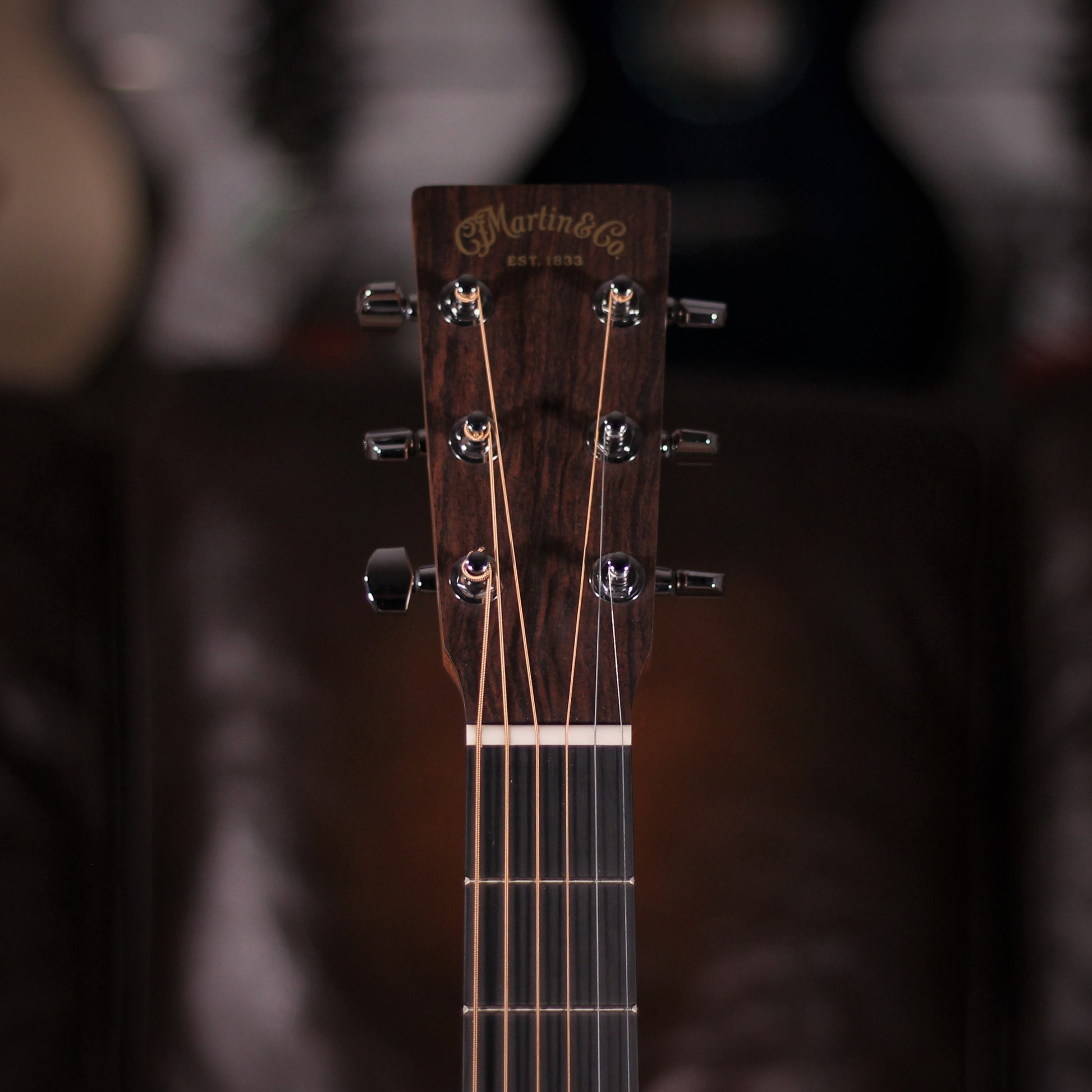 Martin SC-10E Sapele headstock