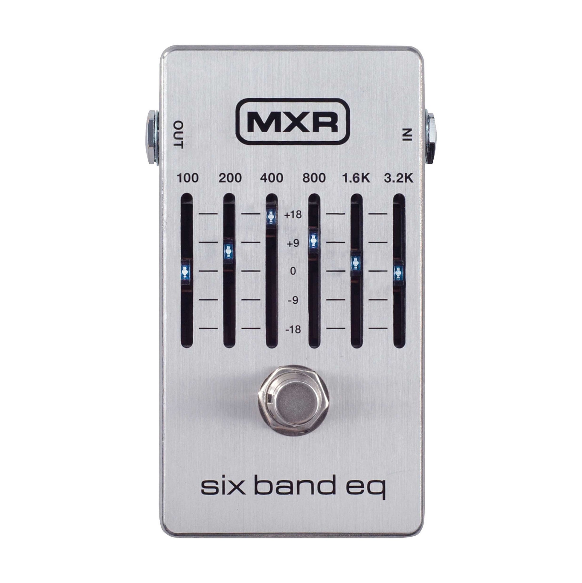 MXR 6 Band EQ Silver - Guitar Pedals available at Foulds Guitars Derby