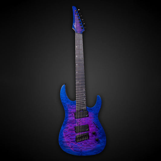 Legator Ninja Super Shred 7 String Multiscale - Hyper Nova Blue