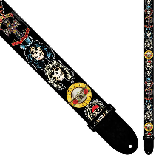 Perris Guns n Roses Skulls Strap