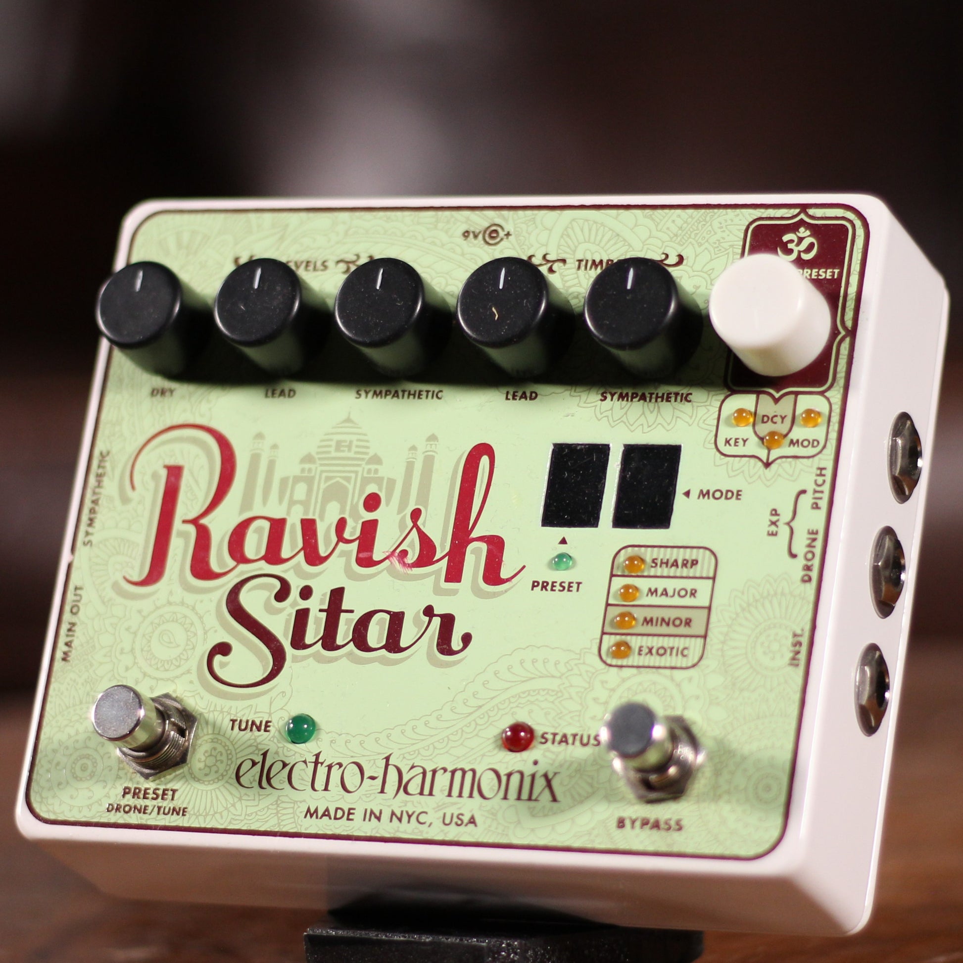 ravish sitar pedal USED - EHX Ravish Sitar | Guitar Pedals Derby