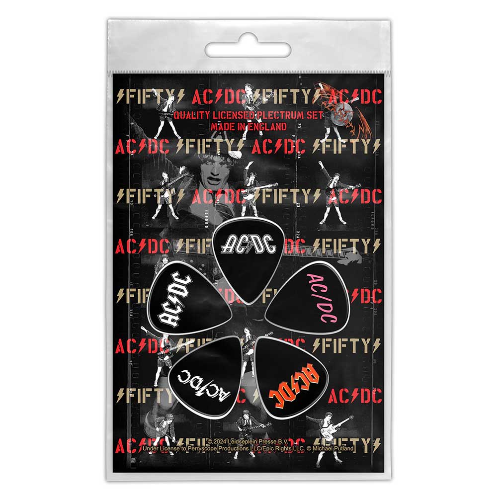 AC/DC "Fifty" Picks 5 Pack