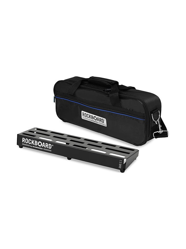 Rockboard DUO 2.1 with Gig Bag - Pedal Boards available at Foulds Guitars Derby