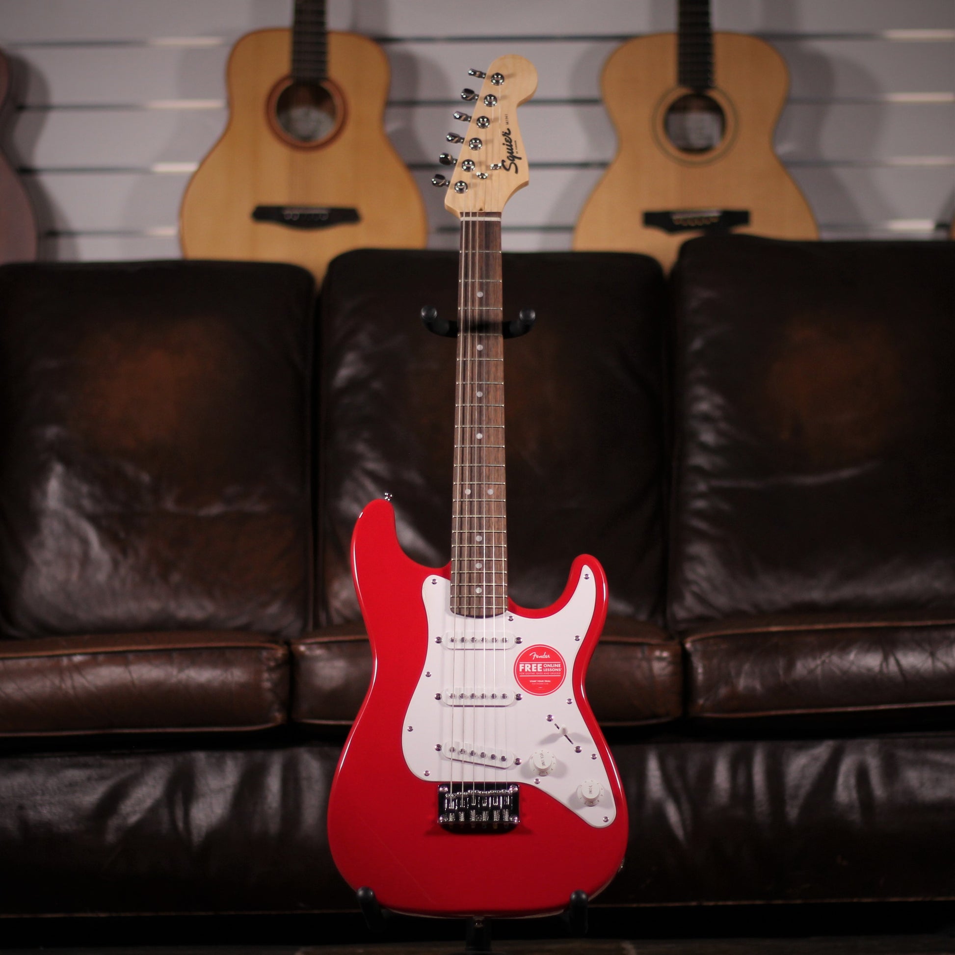 Squier Mini Strat Dakota Red