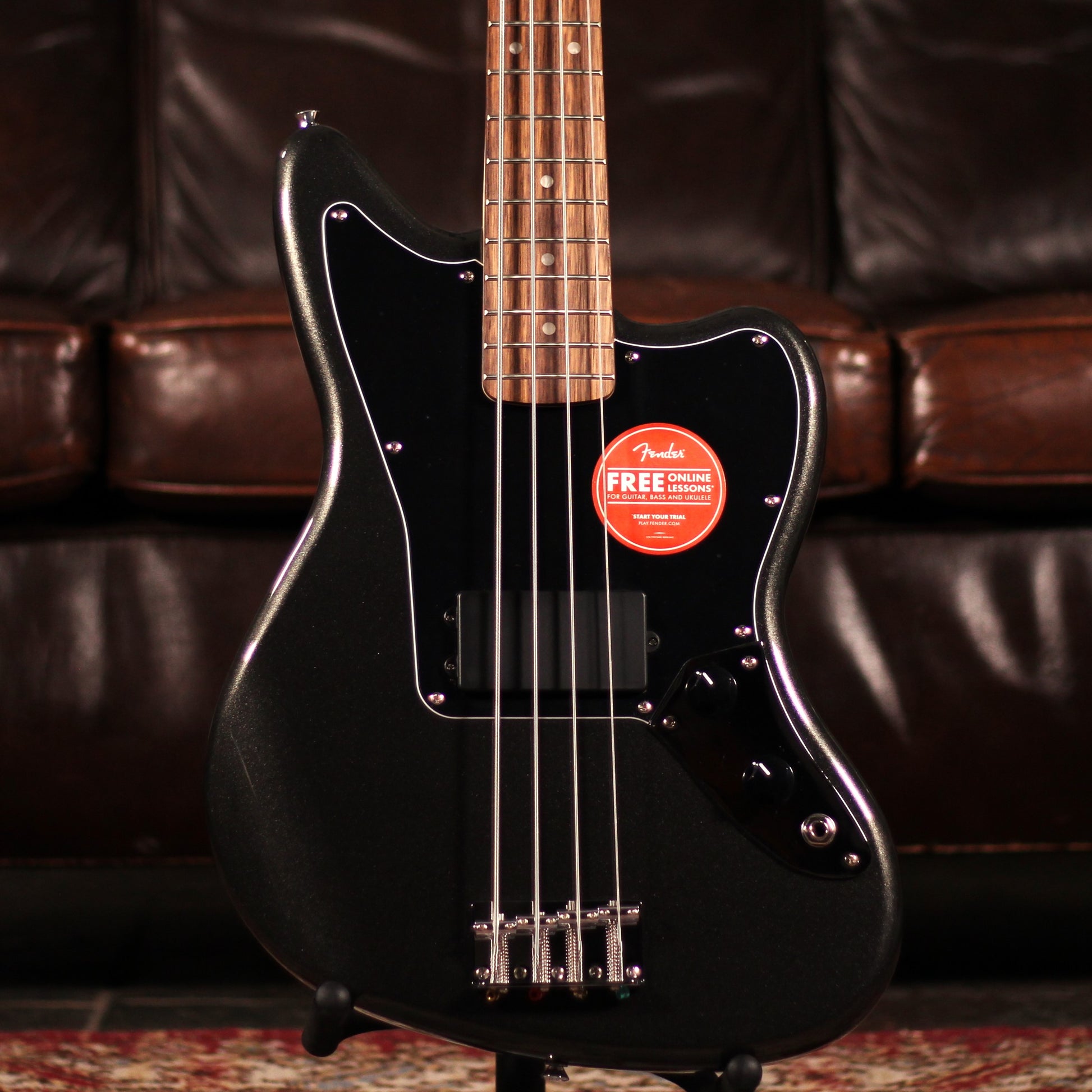 Squier Affinity Jaguar Bass H Charcoal Frost Metallic cfm