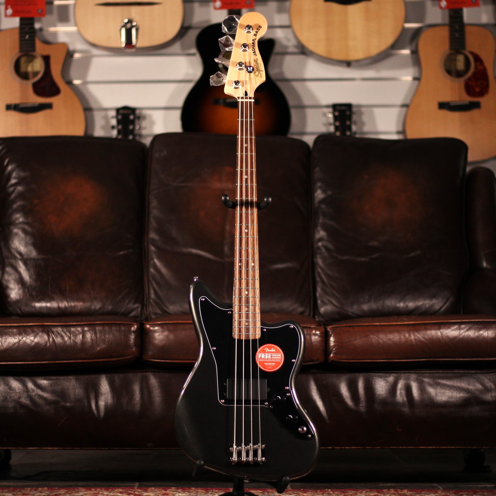 Squier Affinity Jaguar Bass H Charcoal Frost Metallic cfm